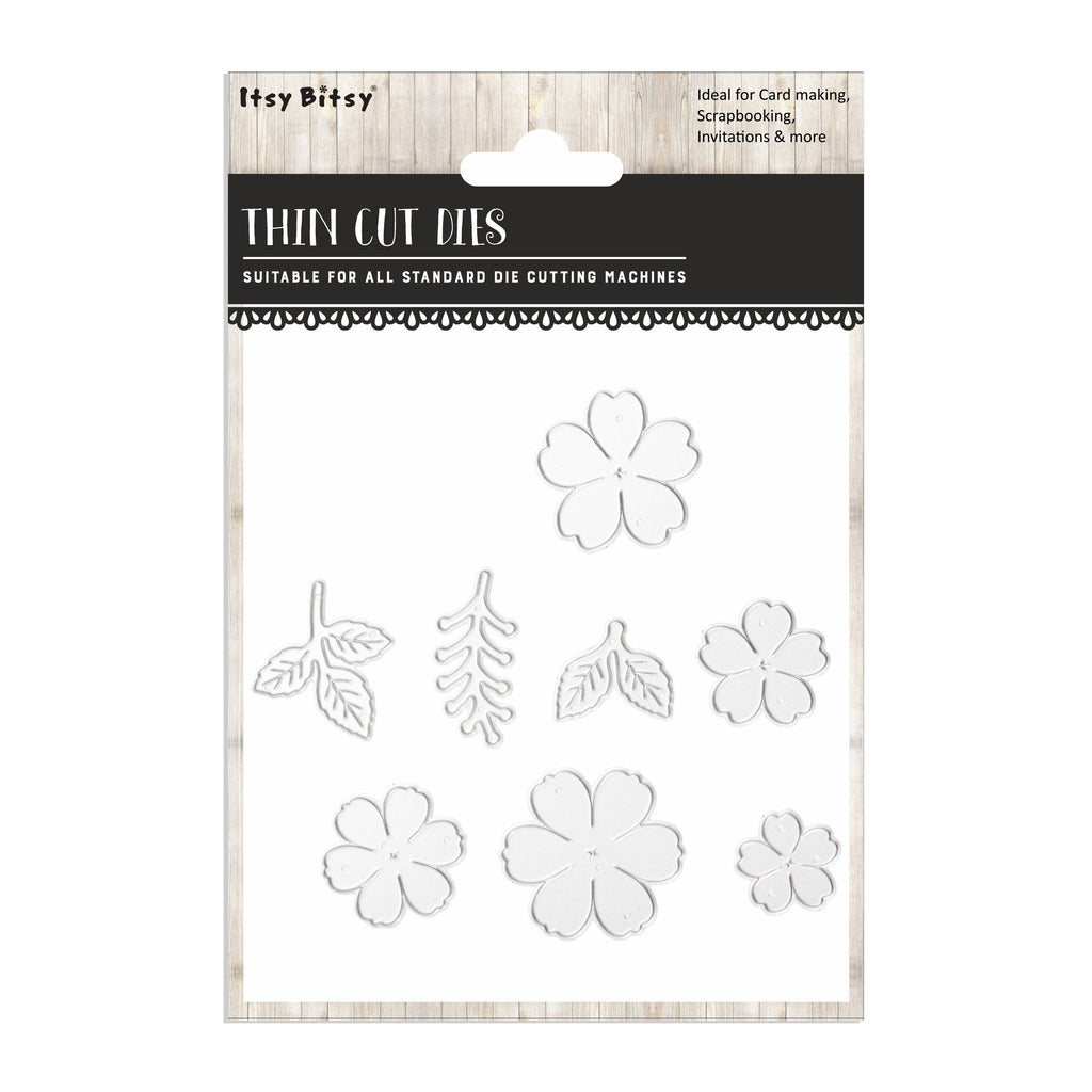 Thin Cut Dies Blossoms and Buds 8pc