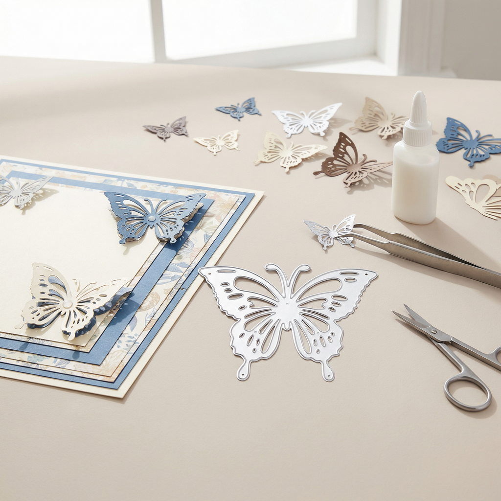 Thin Cut Dies Swallowtail Butterfly 6cm X 4.5cm 1pc