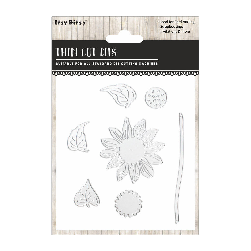 Thin Cut Dies Sunflower 6pc