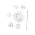 Thin Cut Dies Sunflower 6pc