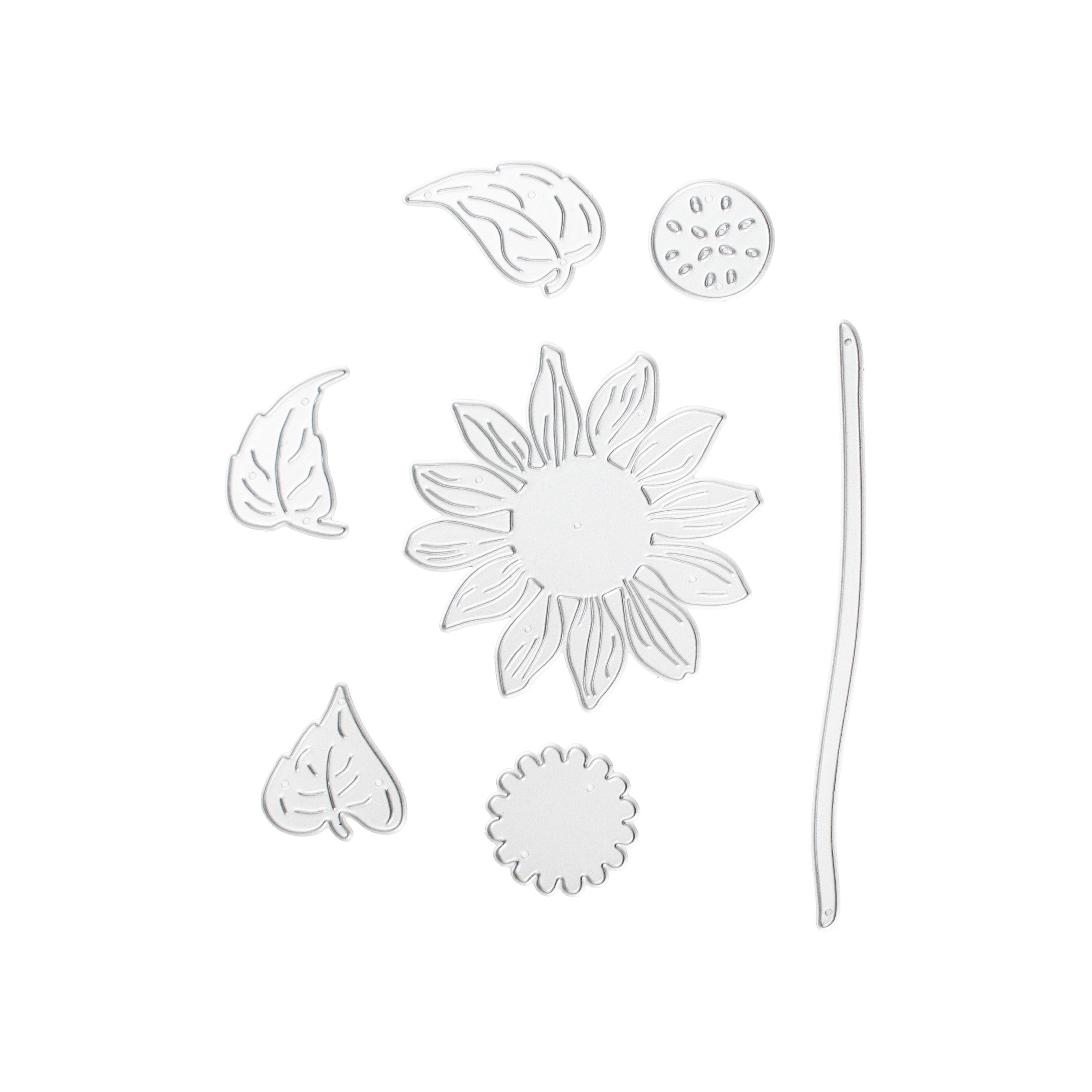 Thin Cut Dies Sunflower 6pc