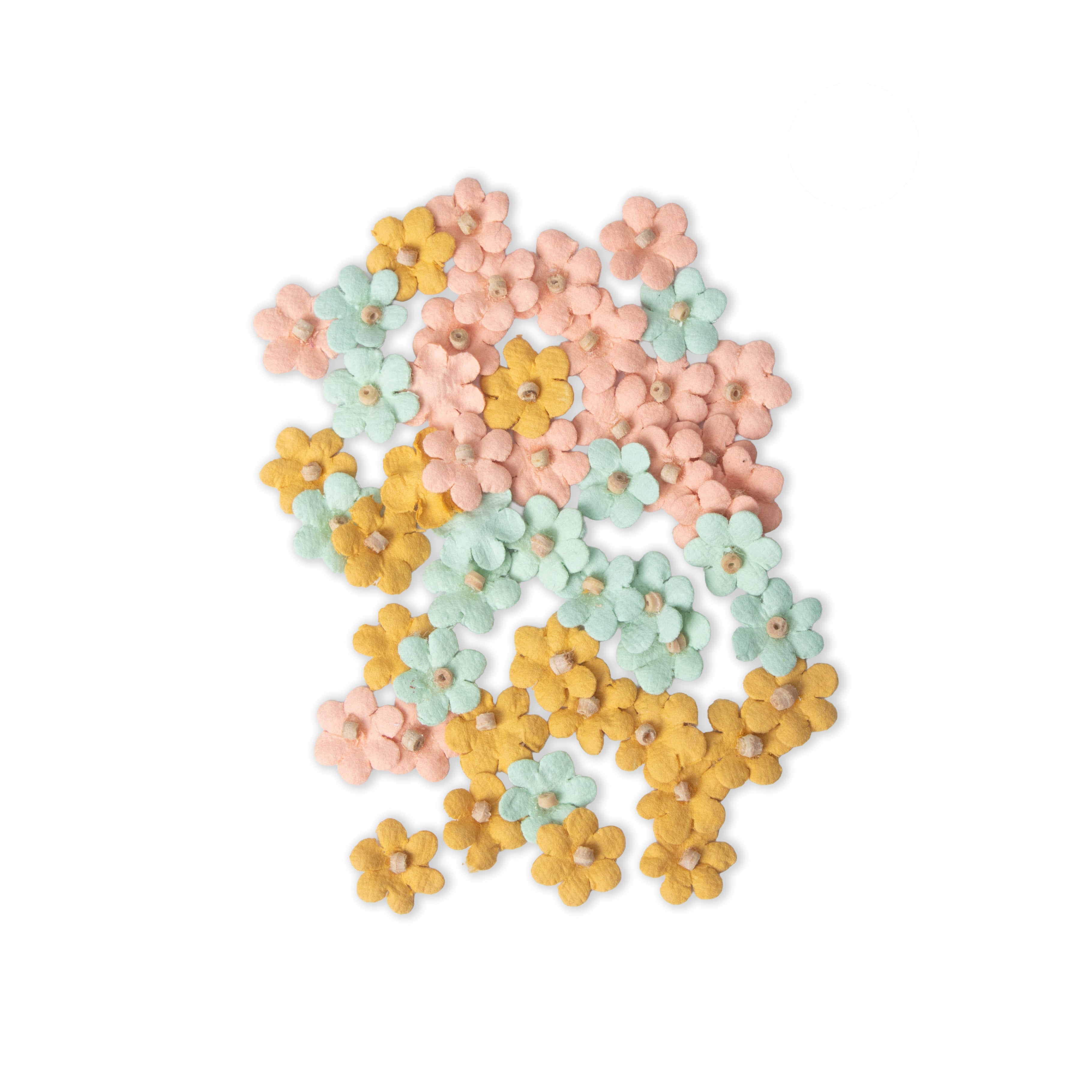 Handmade Flowers Esme Pastel Palette 50pc