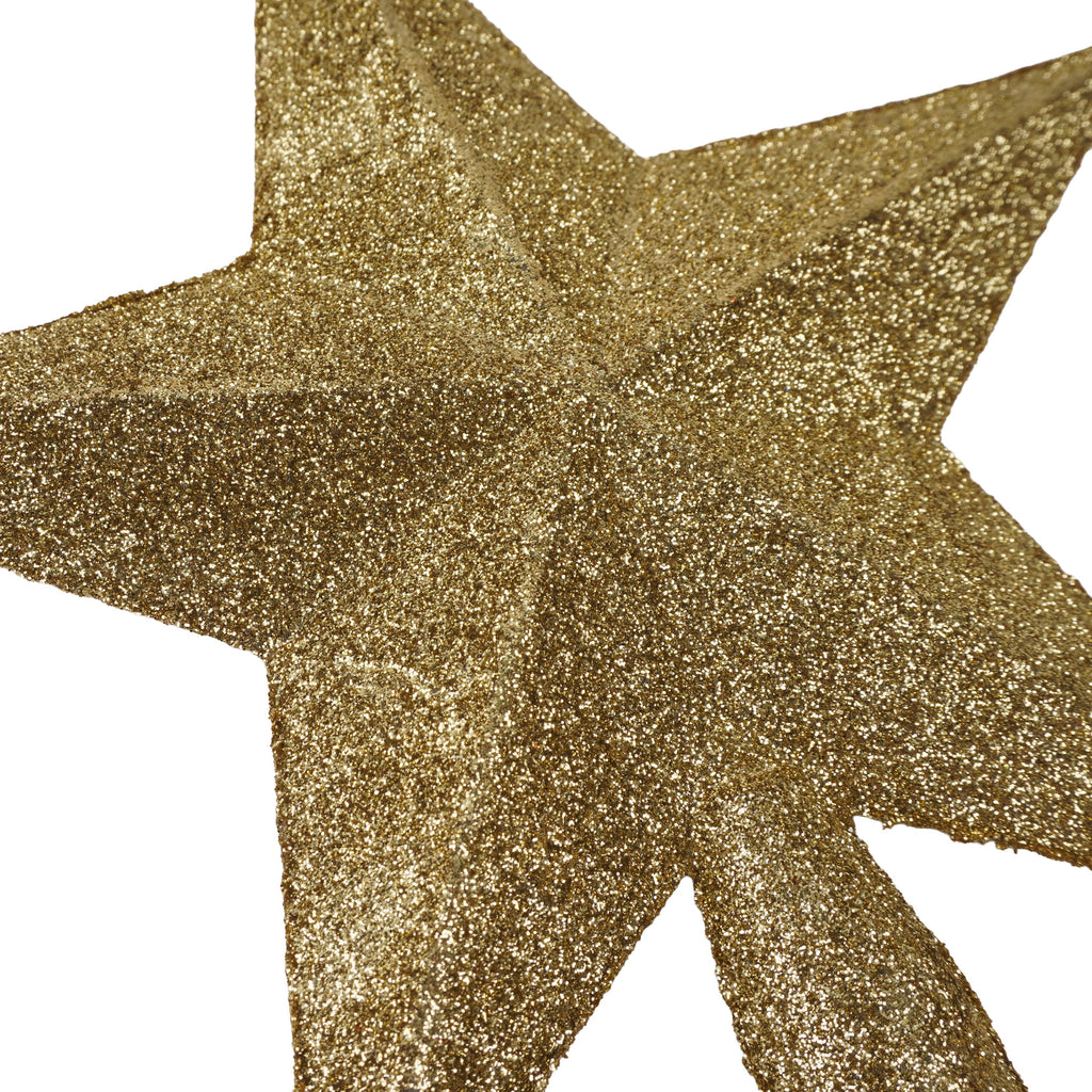 X-Mas Tree Topper Star Gold 1Pc Pb