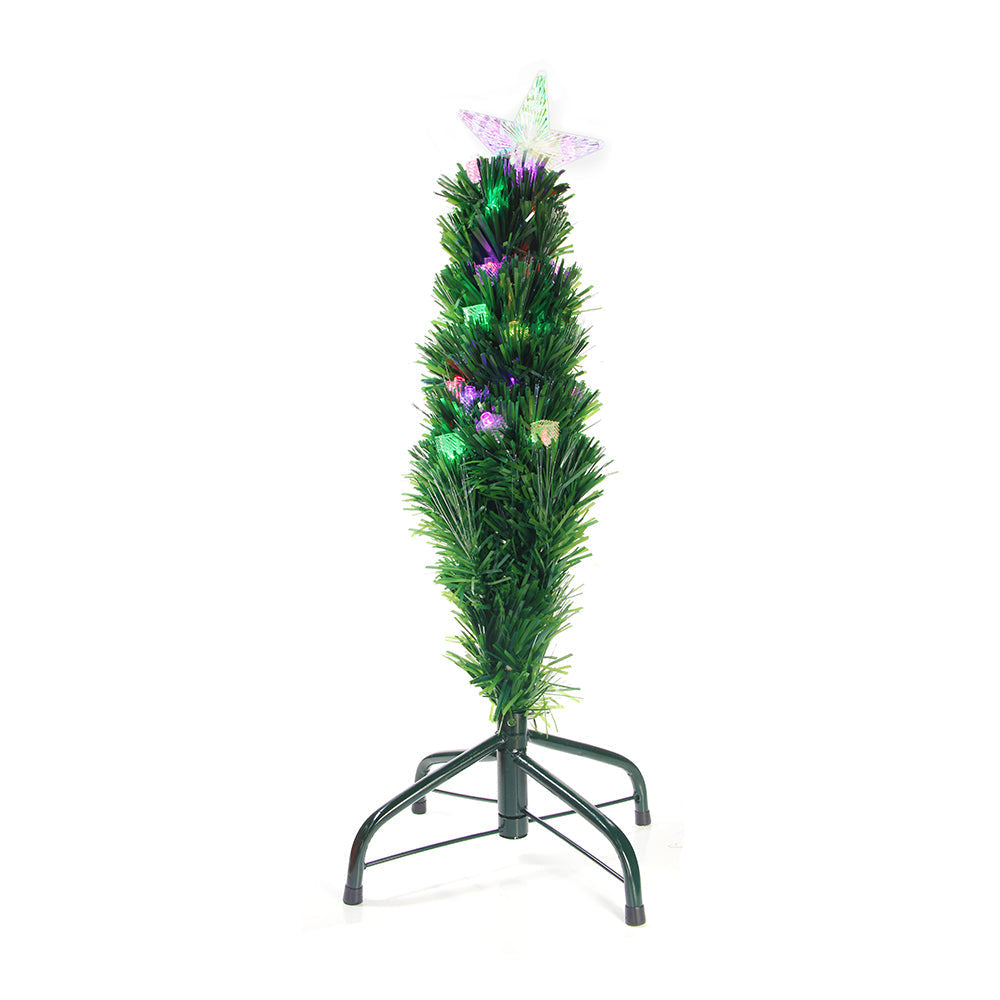 3 Feet - Christmas Tree with LED Star Lights 1pc  (Ornaments Combo)