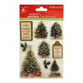 Christmas  Vintage - Trees 9pcs