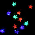 Multi Coloured Led String Light Stars - 28 Bulbs, 5Mtr