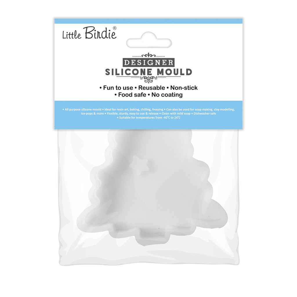 Silicone Mould For Hanging Ornament Christmas Tree 1pc