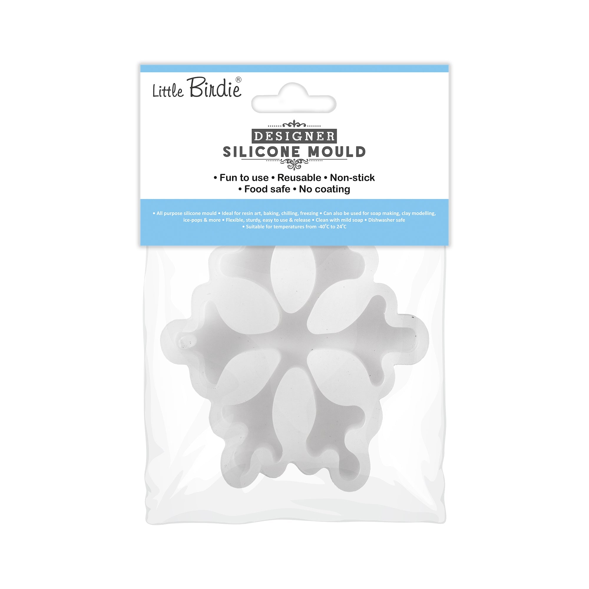Silicone Mould For Hanging Ornament Snowflake 1pc
