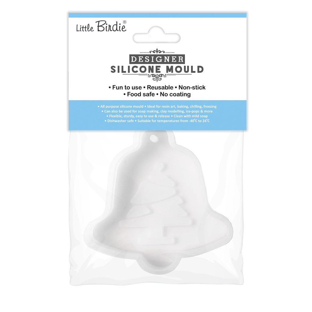 Silicone Mould For Hanging Ornament Tree Bell 1pc