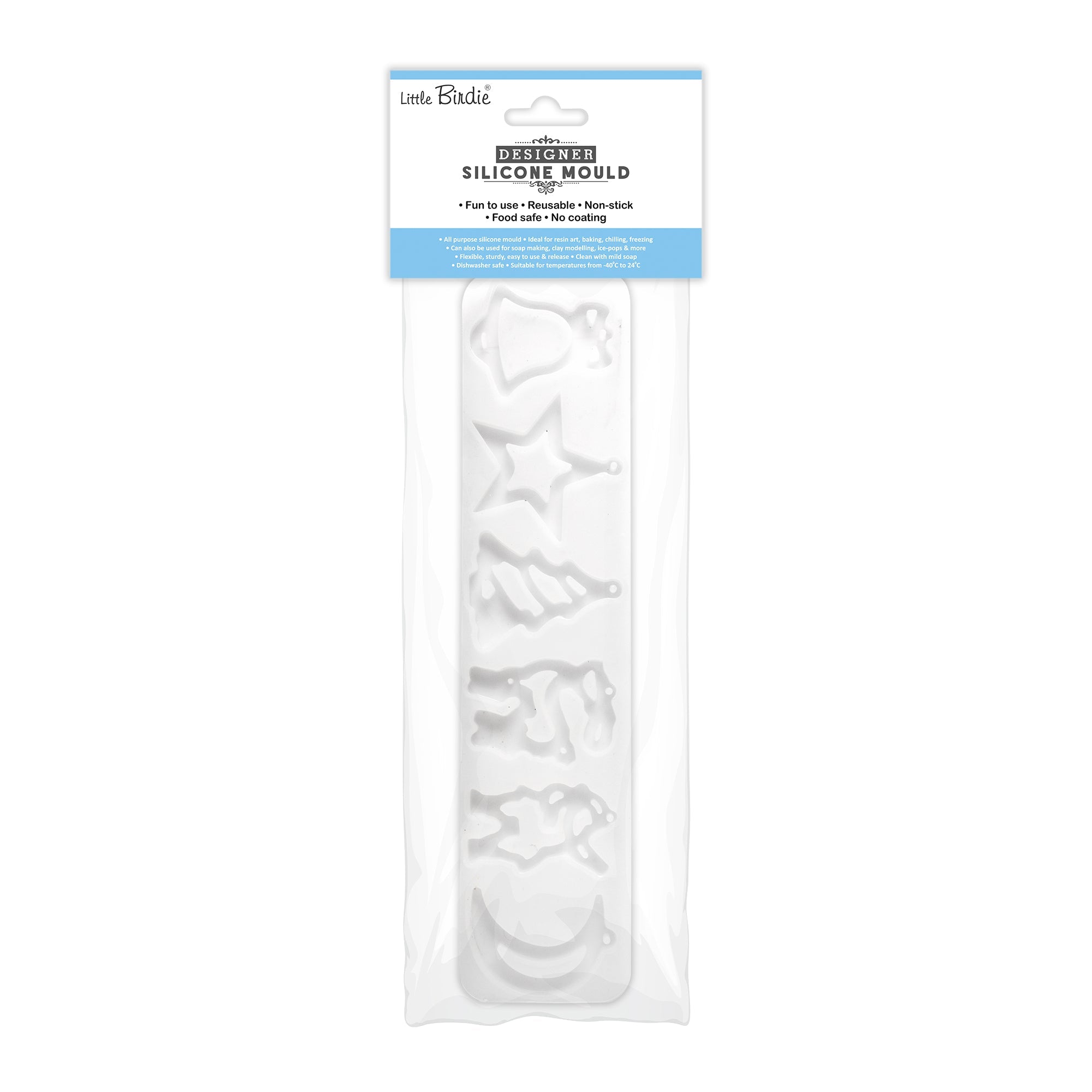 Silicone Mould For Christmas Connection 1pc