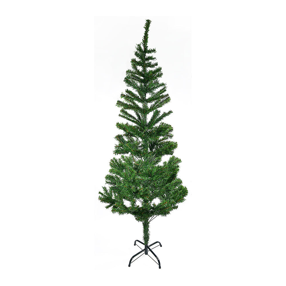 8 Feet - Christmas Tree with Metal Stand 1pc  (Ornaments Combo)