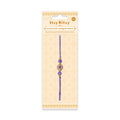 Handmade Rakhi - Lavender Jewel 1pc