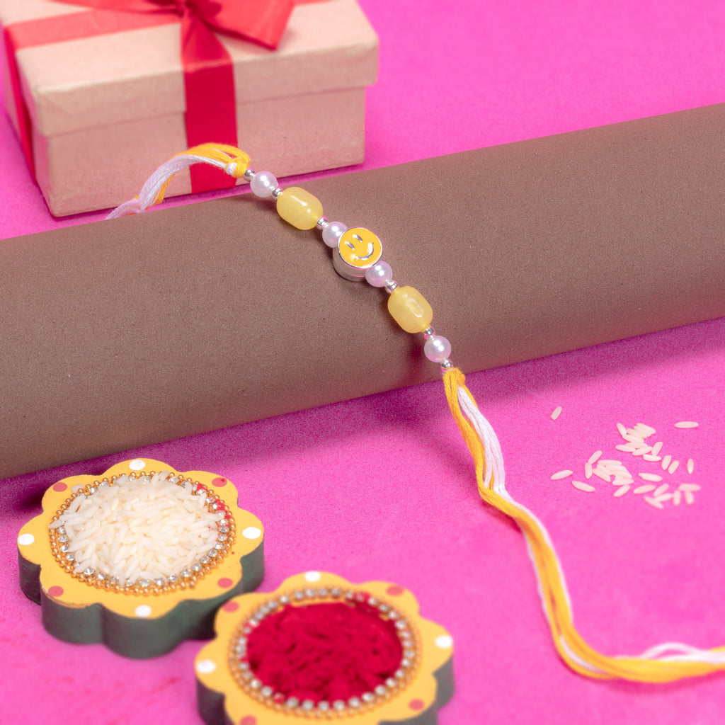 Handmade Rakhi - Smile Please 
1pc