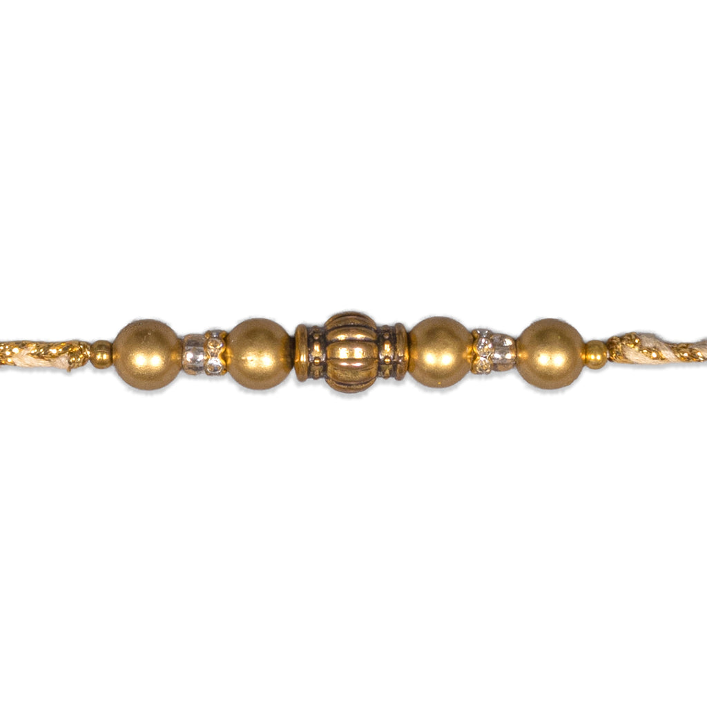 Handmade Rakhi - Golden Glow 
1pc