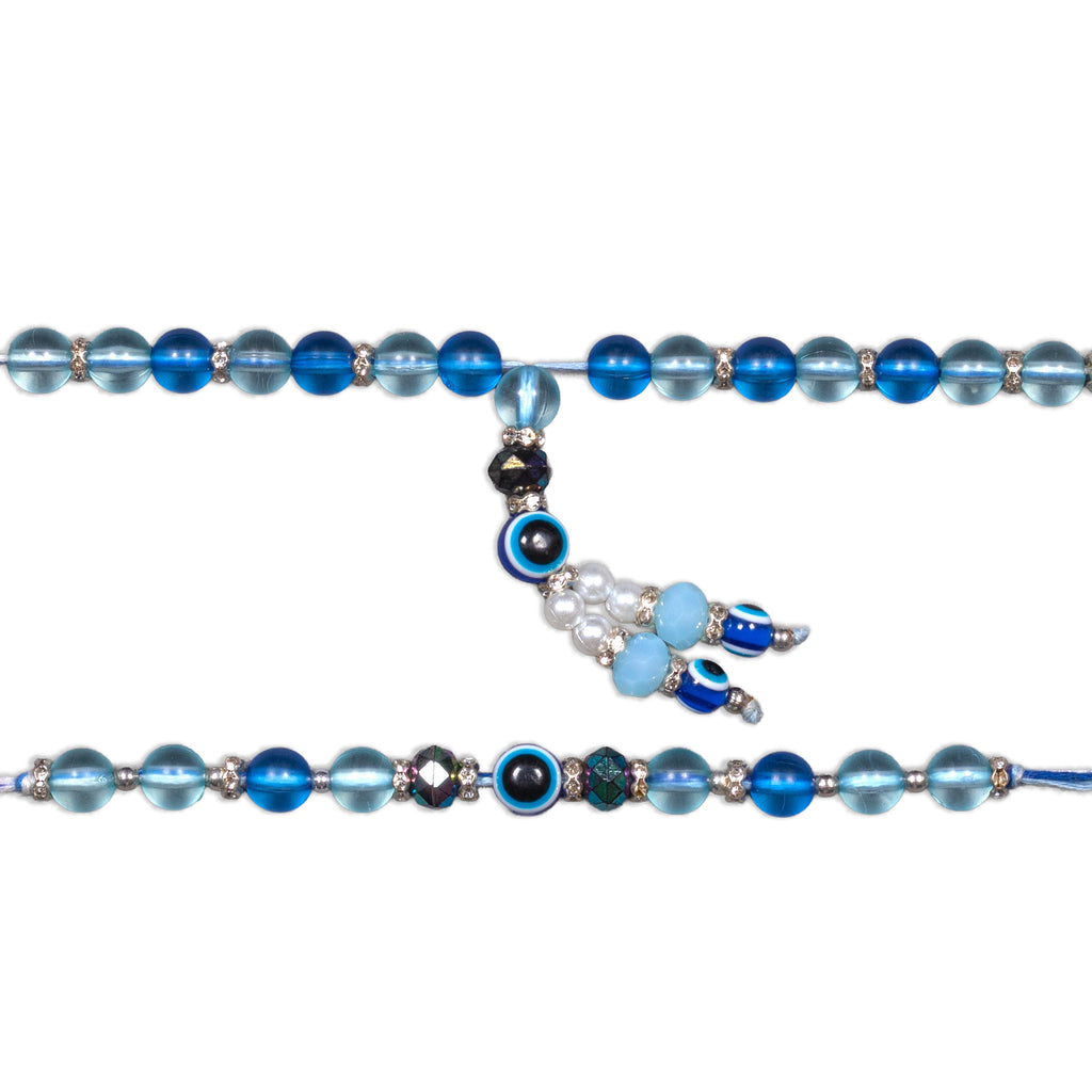 Handmade Rakhi - Lucky Ties Bhaiya Bhabhi Pack of 2
