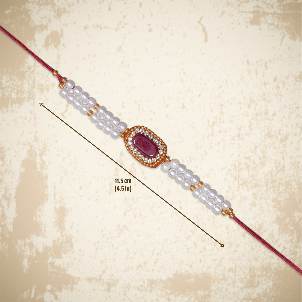 Handmade Rakhi ??Jewel Splendour 
1pc