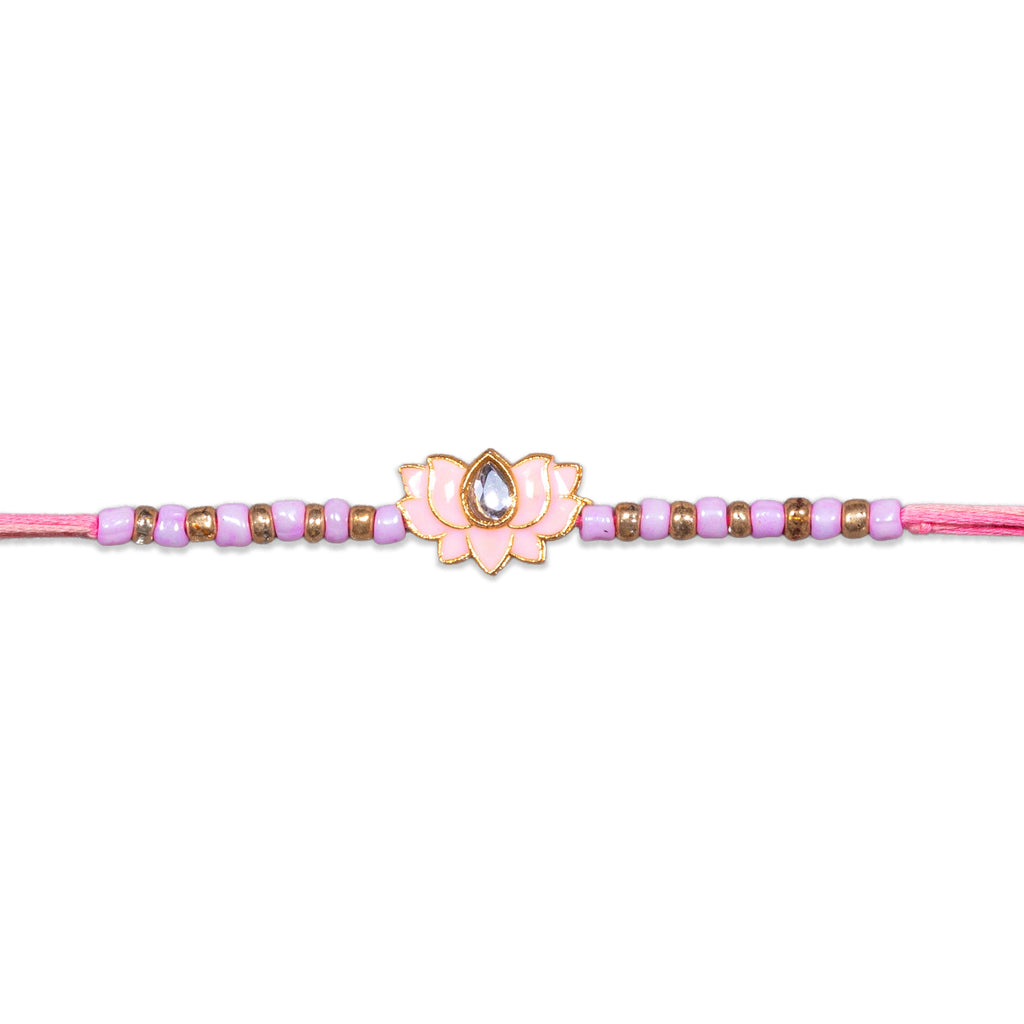 Handmade Rakhi - Lotus Beauty 1pc