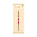Handmade Rakhi - Ruby Pearl 1pc