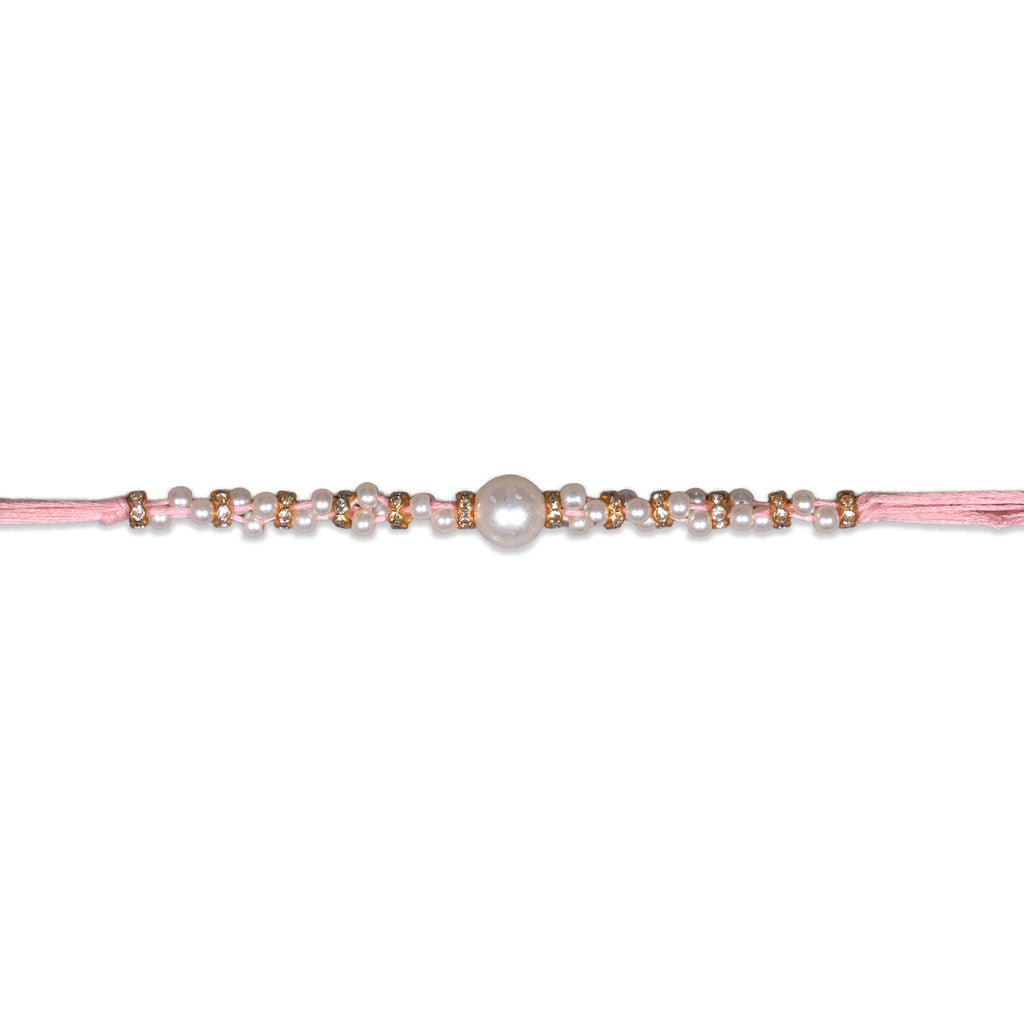 Handmade Rakhi - Petite Pearl 1pc