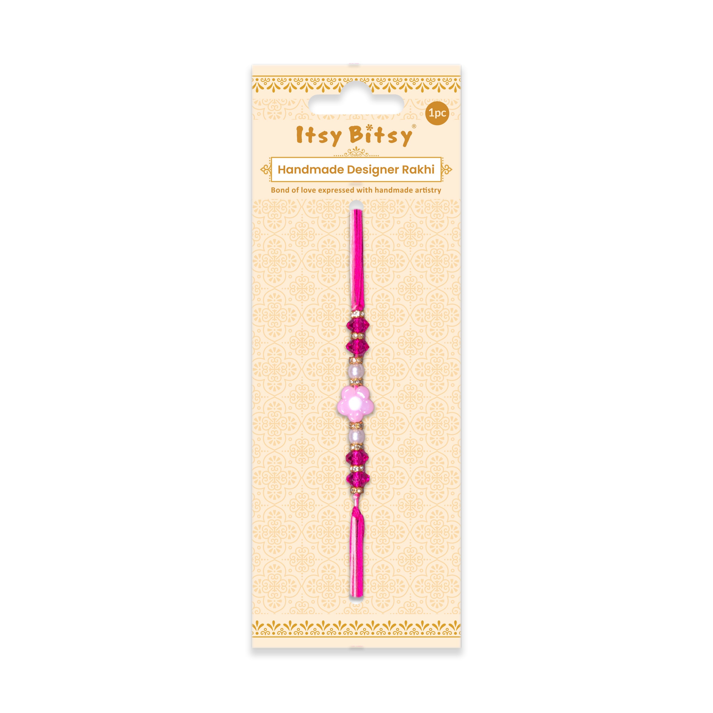 Handmade Rakhi - Floral Cheer 1pc