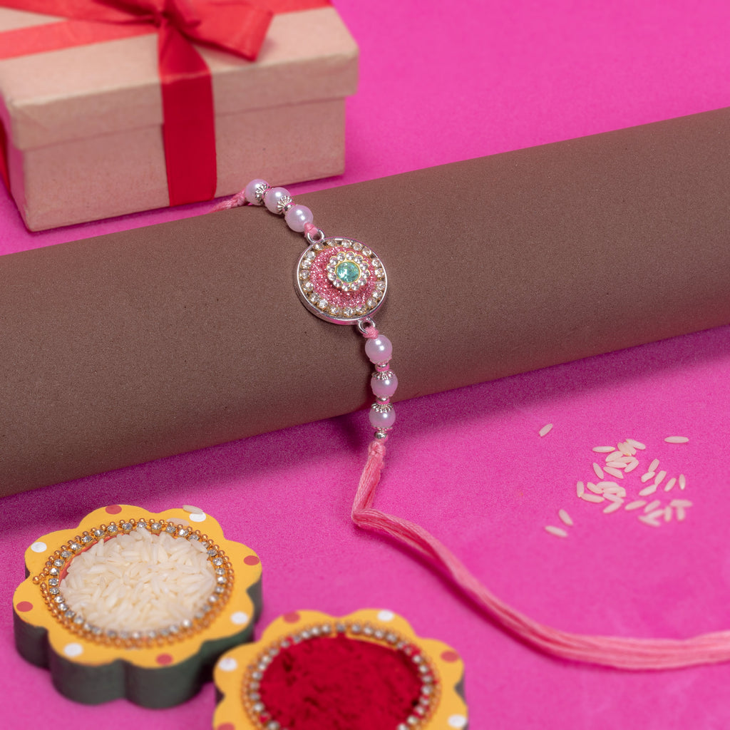 Handmade Rakhi - Pearl Glint 1pc