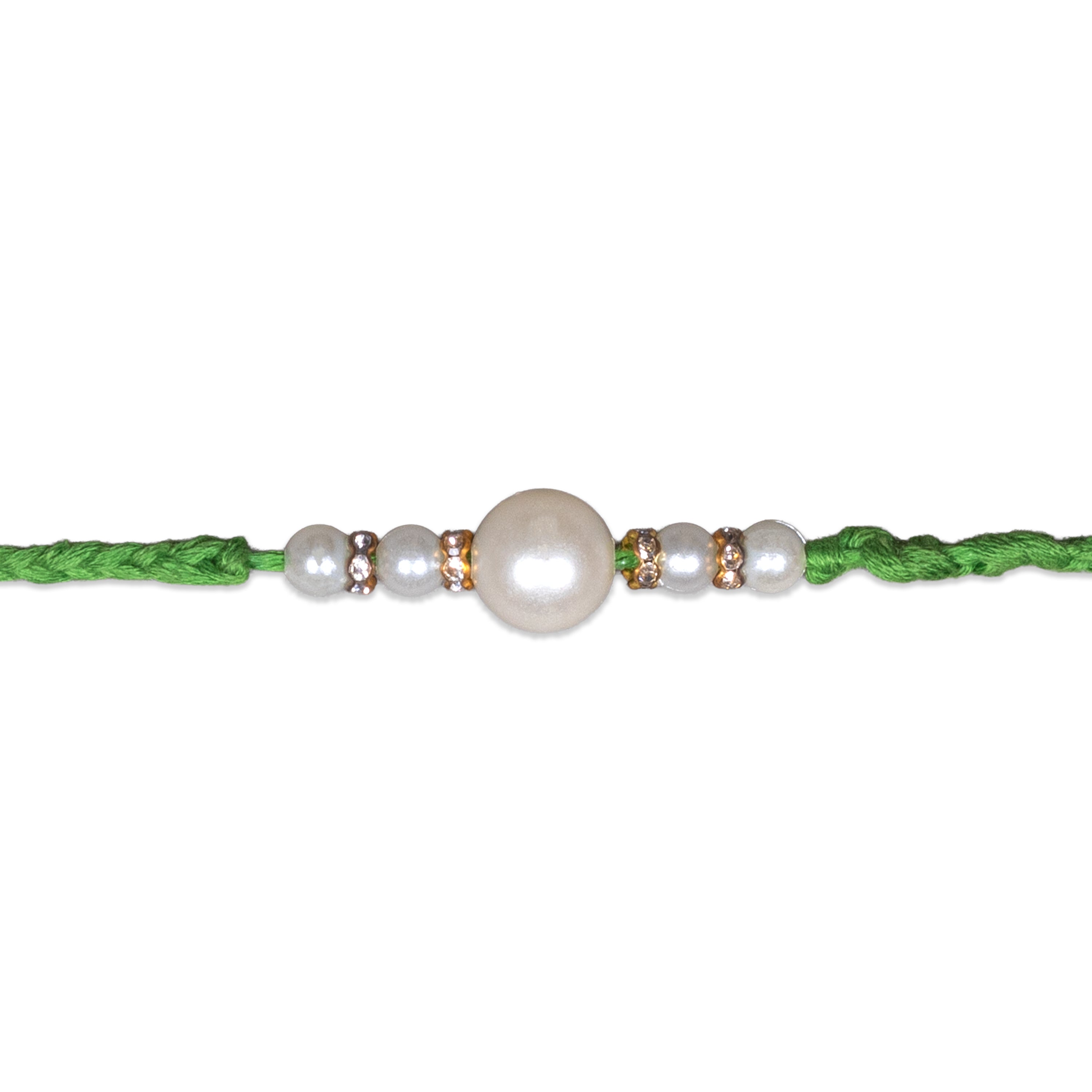Handmade Rakhi - Pearly ties 
1pc
