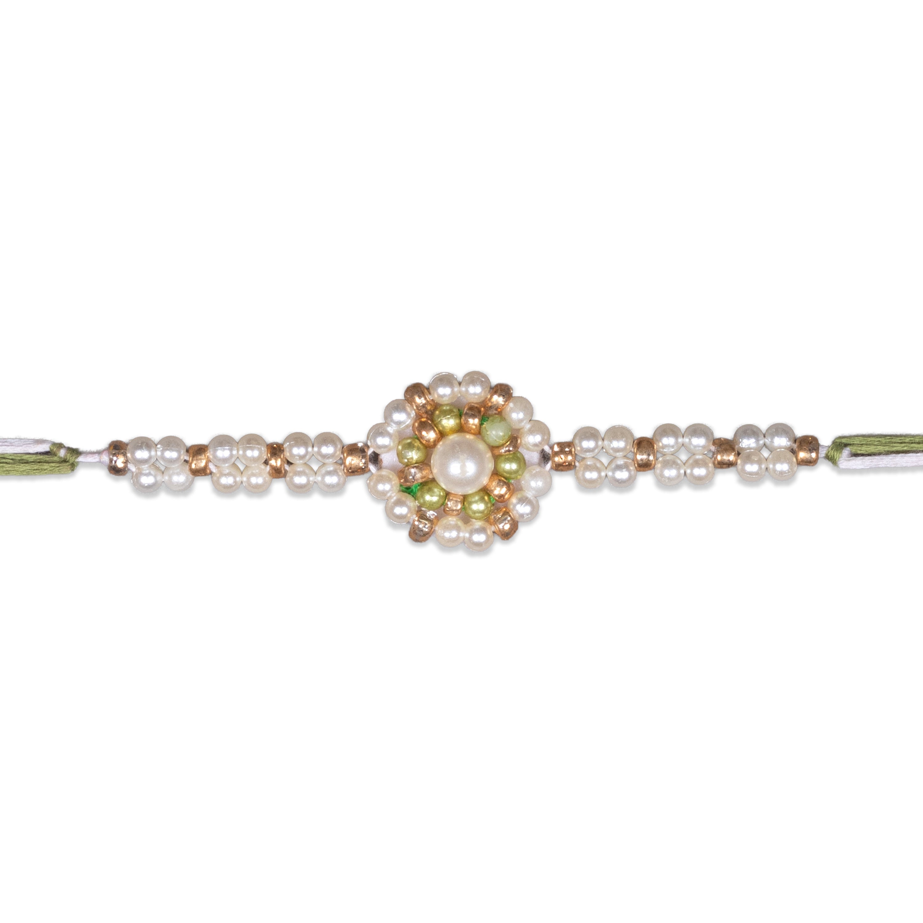 Handmade Rakhi - Pearl Beauty 1pc