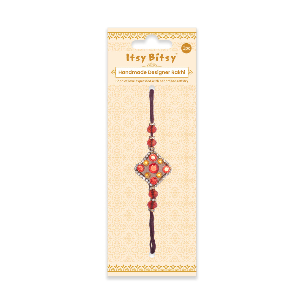 Handmade Rakhi - Jewel Glory 
1 pc