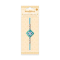 Handmade Rakhi - Jewel Splendour Turquoise 1 pc