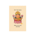 Diwali Greeting Card & Envelope Good Fortune 4 x 6 inch 2pc