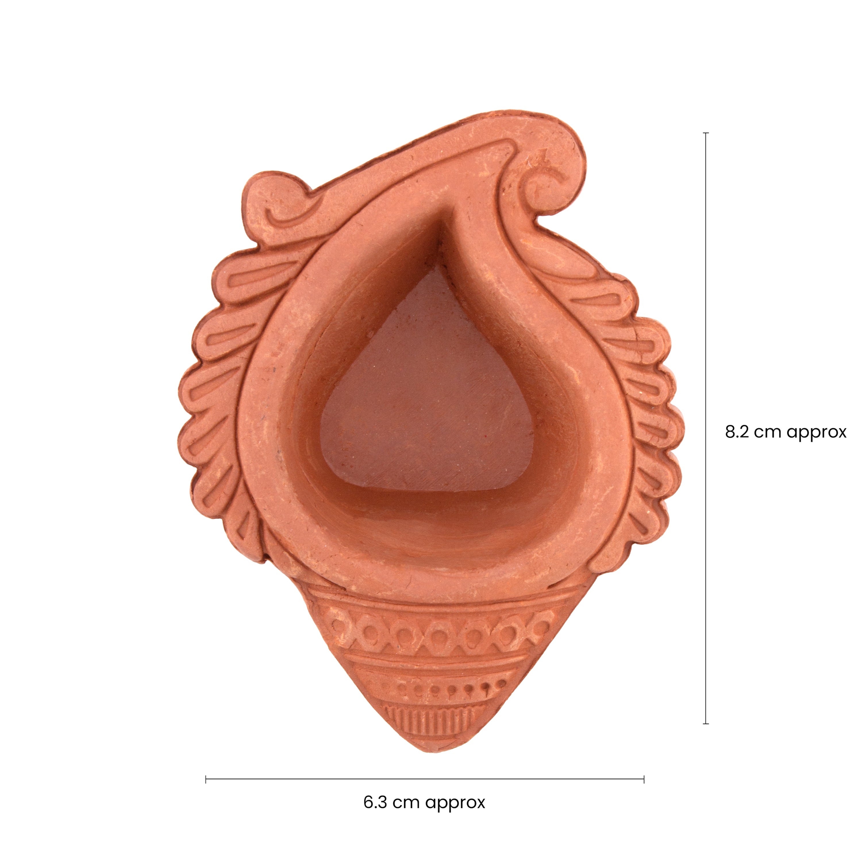 Handmade Terracotta Diya Shell 1pc