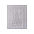 Silicone Mould Goddess Lakshmi Frame L10.6 X W8.6inch 1pc