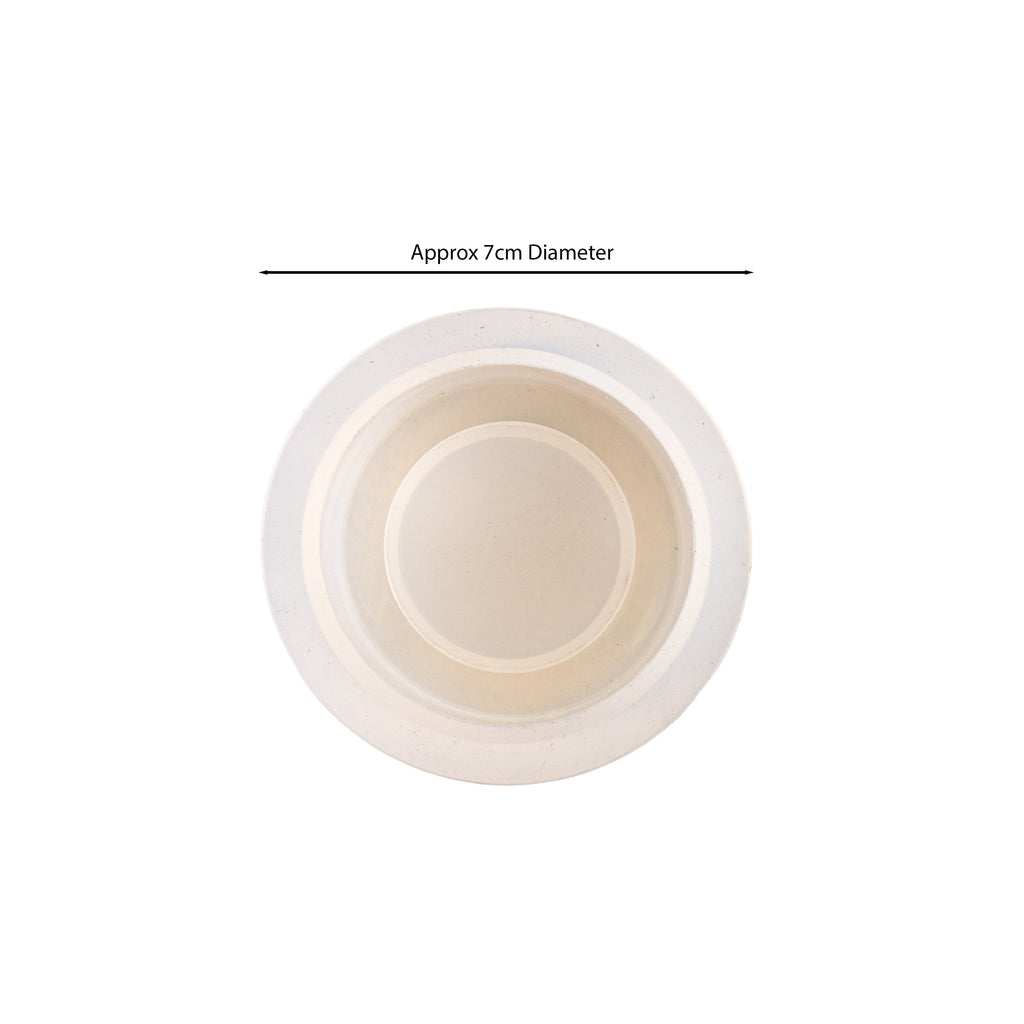 Silicone Mould Tea Light Holder Round 5.2cm Dia 1pc