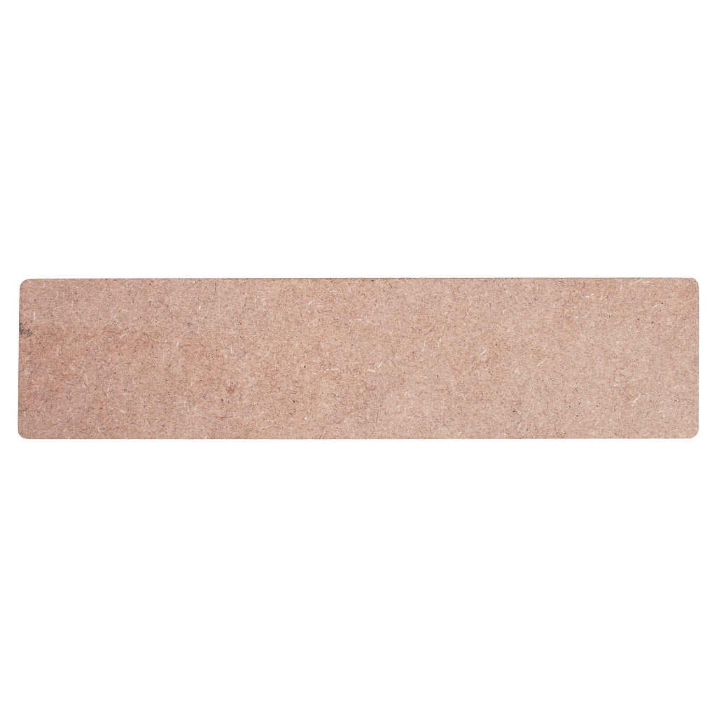 MDF Tea Light / Diya Holder 4 cavities Rectangular 10 X 2.3inch 5.5mm Thick 1pc