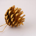 Natural Dried Pine Cone Gold 5-8cms Approx Dia 1 Pc