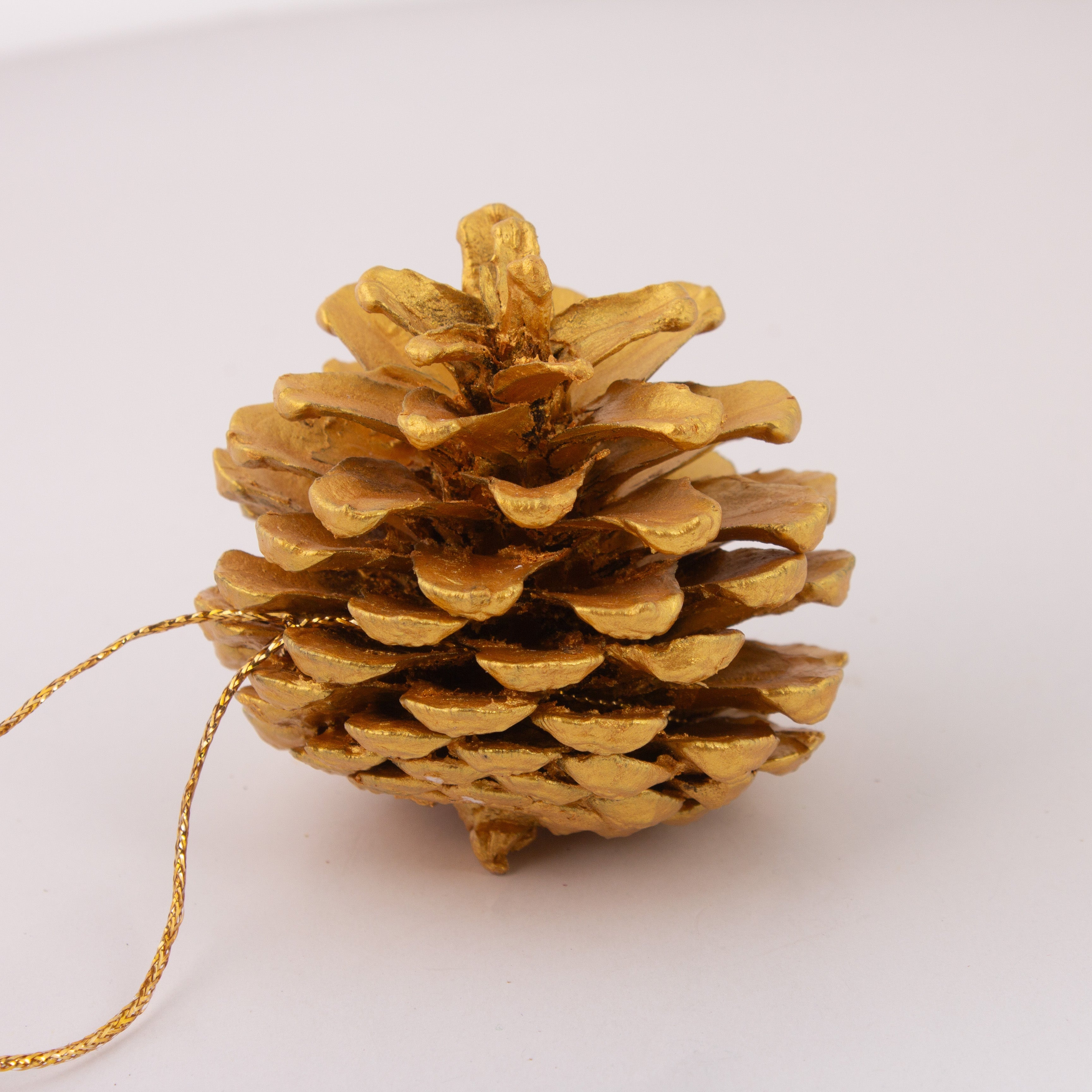 Natural Dried Pine Cone Gold 5-8cms Approx Dia 1 Pc