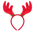 Christmas Reindeer Holly Berry Hair band Red 1pc