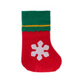 Christmas Non-woven Stocking with Hanging - Snowflakes H20 X W15cm 1pc