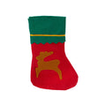 Christmas Non-woven Stocking with Hanging - Reindeer H20 X W15cm 1pc