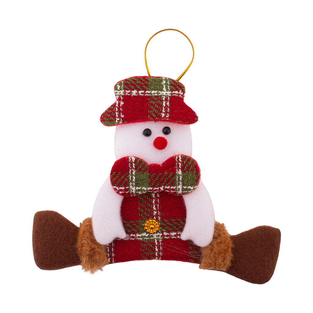 Christmas Hanging Decoration Snowman H5.5 X W5.5inch 1pc