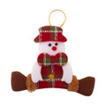Christmas Hanging Decoration Snowman H5.5 X W5.5inch 1pc