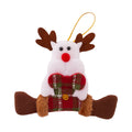 Christmas Hanging Decoration Reindeer H5.5 X W5.5inch 1pc