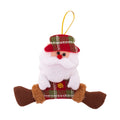 Christmas Hanging Decoration Santa H5.5 X W5.5inch 1pc
