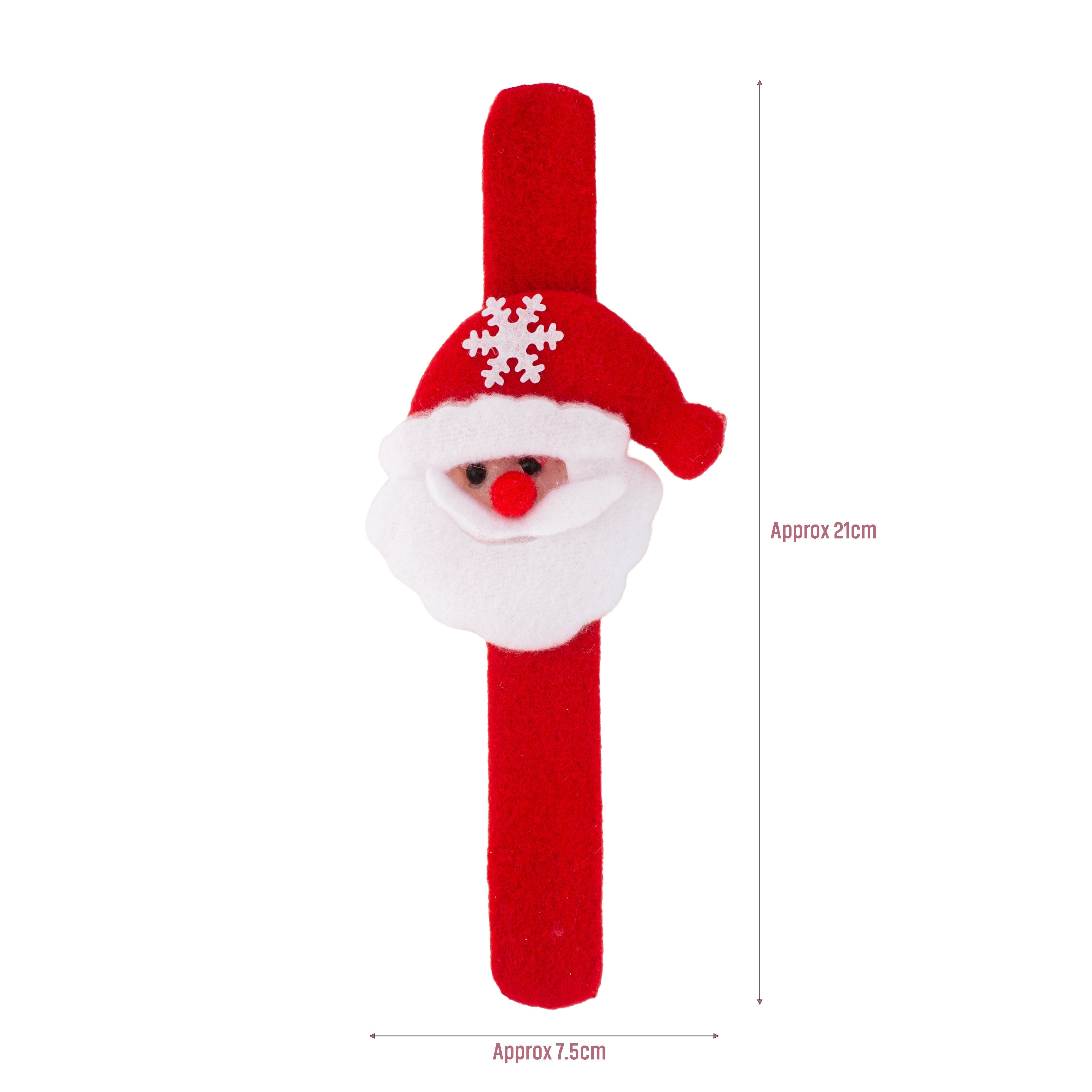 X-Mas Wrist Band Santa 210MM X 27MM X 2MM 1PC