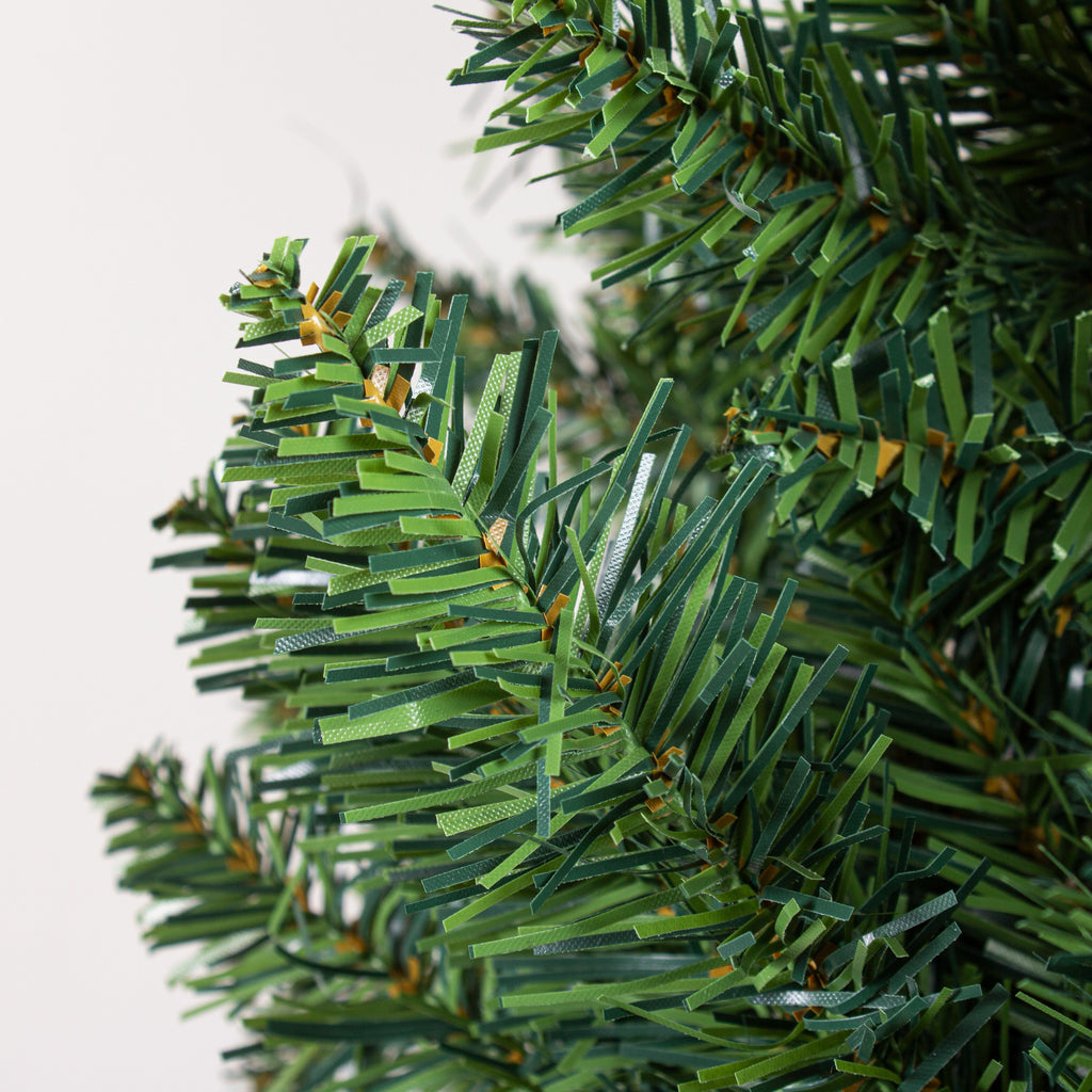 5 Feet - Christmas Premium Tree with Metal Stand Pine Cones & Red Berries 1pc Box  (Ornaments Combo)