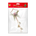 Christmas Hanging Decoration Star with 4 Jingle Bells 16inch 1pc