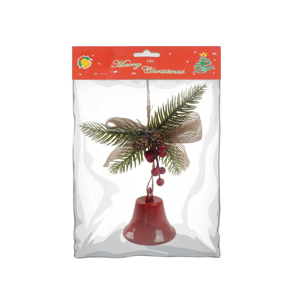 Christmas Hanging Decoration Holly Berries with Bell 9inch 1pc
