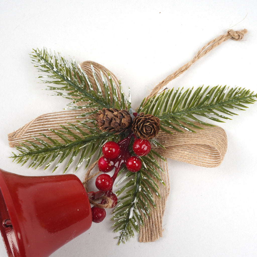 Christmas Hanging Decoration Holly Berries with Bell 9inch 1pc