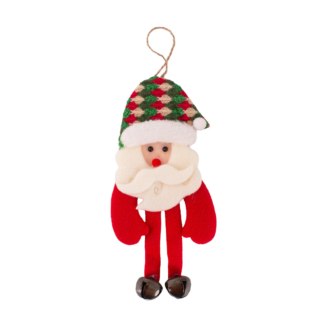 Christmas Hanging Santa 10inch 1pc