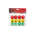 Christmas Hanging Metal Bells 9pc